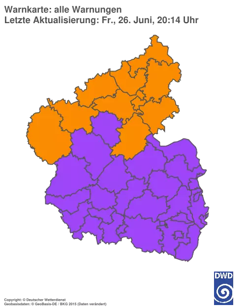 Aktuelle Wetterwarnungen für %region%