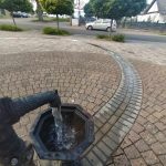 Dorfplatz Wasserspiel in Ippesheim