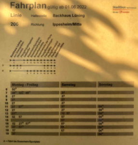 Bus Fahrplan Lüning Bäckerei